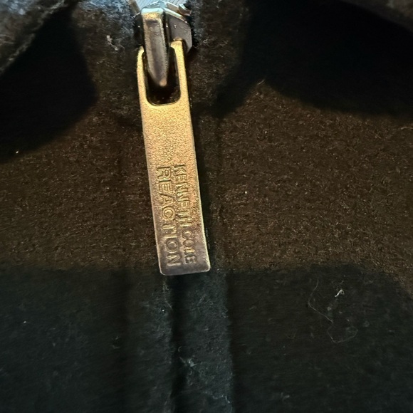 Kenneth Cole Reaction Navy Blue Wool Blend Jacket SZ L - Picture 15 of 16